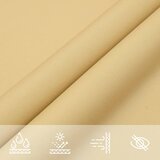  Jedro protiv sunca boje pijeska 3,5x2 m 100 % poliester Oxford | shoptok.hr