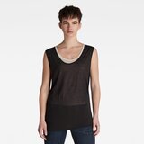 G-star Tank top - Sheer double layer top transparent | Shoptok.si