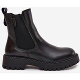 Big Star Leather Women's Ankle Boots Insulated With Zipper | Shoptok.si