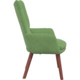 Sproščujoča stolčka Svetlo zelena žamet, (22054340) | Shoptok.si