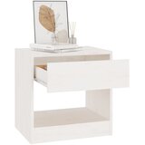  Noćni ormarići 2 kom bijeli 40 x 31 x 40 cm od masivne borovine | shoptok.hr
