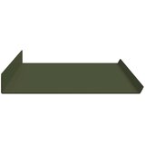  Lebdeća polica 2 pcs Maslinasto zelena 80 x 18 x 2,5 cm Čelik | shoptok.hr