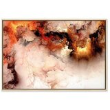  Slika - Volcanic Abstraction (1 Part) Wide 60x40 U prirodnom drvenom okviru | shoptok.hr