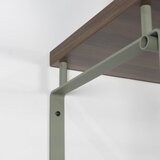 Spinder Design Zelen/siv kovinski stenski obešalnik s polico Rex – | Shoptok.si