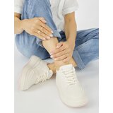 Shelvt Women's cream-coloured sneakers with a thick sole | Shoptok.si