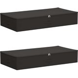  Kutija za spremanje 2 pcs Antracit 100 x 50 x 18 cm | Eponuda.com