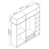 Hanah home ormar kale 5158 | ePonuda.com