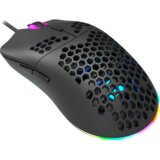 Canyon CANYON,Gaming Mouse with 7 programmable buttons, Pixart 3519 optical sensor, 4 levels of DPI and up to 4200, 5 million times key life, 1.65m Ultraweave cable, UPE feet and colorful RGB lights, Black, size:128.5x67x37.5mm, 105g | shoptok.hr