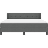  Krevet s opruga kutije Tamno siva 200 x 180 cm tkanina | shoptok.hr
