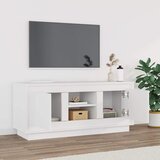 TV ormarić bijeli 102 x 35 x 45 cm od konstruiranog drva | Eponuda.ba