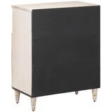  Kreveta s pohranom Bijelo 60 x 33,5 x 75 cm Čvrsto drvo manga | shoptok.hr