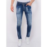 Local Fanatic Kavbojke slim 140591700 Modra Cene