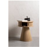 WOOOD Noćni ormarić u dekoru bora u prirodnoj boji Karri – | shoptok.hr