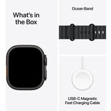 Apple Watch Ultra 2 Ocean crna MX4P3FD/A 49mm titanov ohišje | Shoptok.si