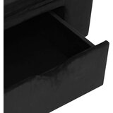 vidaXL Pasji kavč s predalom črn 75x50x38 cm pliš | Shoptok.si