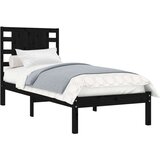  Za krevet od masivne borovine crni 100 x 200 cm | shoptok.hr