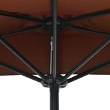  Balkonski suncobran terakota 270 x 144 x 222 cm polukružni | shoptok.hr