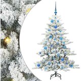 vidaXL Umetno Zložljivo Božično Drevo with LEDs z stojalom 150cm PVC | Shoptok.si