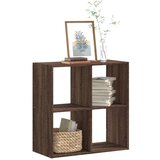 vidaXL Knjižna omara rjavi hrast 68,5x32x68,5 cm inženirski les Cene
