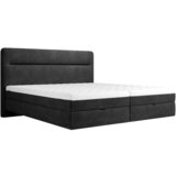 MID.YOU POSTELJA Z VZMETNICO 180 cm x 200 cm , les, tekstil, leseni material antracit | Shoptok.si