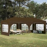  Zložljivi šotor za zabave 575 x 288 x 245 cm Taupe, (5000248614) | Shoptok.si