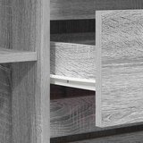 vidaXL Stranski Pult Siva Sonoma 120x41x75 cm Inženirski Les | Shoptok.si