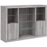 Komode s LED svjetlima 3 kom boja sivog hrasta | shoptok.hr