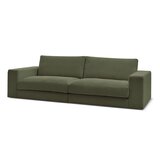 Bobochic Paris Zelena sedežna garnitura iz rebrastega žameta 274 cm Leonard – | Shoptok.si