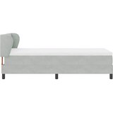  Krevet s opruga kutije Svjetlosiva 90 x 200 cm Baršun | shoptok.hr