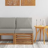  Srednja sofa za van Čvrsto drvo akacije Prirodna | shoptok.hr