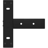  Noge za konzolni stol T-oblika 2 kom Crne 25x28x(72-73) cm Čelik | shoptok.hr
