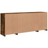  Komoda s LED svjetlima boja dimljenog hrasta 163x37x67 cm | shoptok.hr