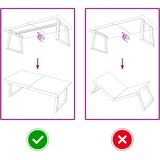 Stolna ploča svjetlosmeđa 120x60x(2-6) cm obrađena hrastovina | shoptok.hr