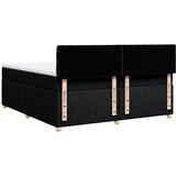  Krevet s oprugama i madracem crni 200x200 cm od tkanine | shoptok.hr