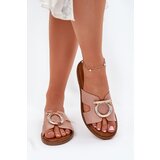 VINCEZA Women's flat sandals with decoration | Shoptok.si