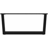  Noge za klub stolić V-oblika 2 kom Crne 70 x (30-31,3) cm Čelik | shoptok.hr