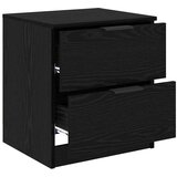  Noćni ormar 2 pcs Crni hrast 45 x 39 x 50 cm Konstruirano drvo | shoptok.hr