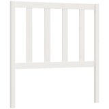  Uzglavlje za krevet bijelo 81 x 4 x 100 cm od masivne borovine | shoptok.hr