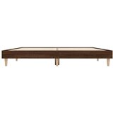  Posteljni okvir rjav hrast 120x190 cm inženirski les | Shoptok.si