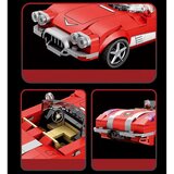  Tehnički blokovi Retro automobil CRVENI KABRIOLET iz 1950-ih 311 dijelova ZA5790 | shoptok.hr