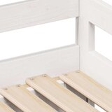 vidaXL Izvlečna dnevna postelja s predali bela 80x200cm trdna borovina Cene