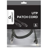 Gembird PP6U-1M/BK Cat 6 UTP mrežni kabl, crni, 1 m | Eponuda.com