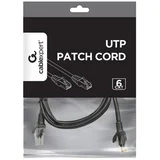 PP6U-1M/BK Cat 6 UTP mrežni kabl, crni, 1 m
