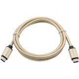 Chameleon Podatkovno-polnilni kabel Type C 3.1-Type C 3.1, zlat, najlon, | Shoptok.si