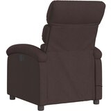  Masažni naslanjač temno rjavo blago, (20922420) | Shoptok.si