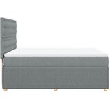  Krevet box spring s madracem svjetlosivi 140x200 cm od tkanine | shoptok.hr