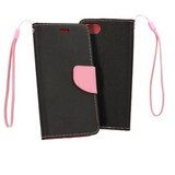  Preklopna torbica fancy diary iphone 13 6.1 - črno roza | Shoptok.si