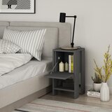 Homitis Noćni stočić EMA 55x30 cm antracit | Eponuda.com