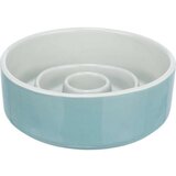  Hranilica za pse Trixie Slow Feeding Plava Siva Ø 17 cm 900 ml | shoptok.hr