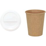 vidaXL Papirnate skodelice za kavo s pokrovčki 1000 kosov 8oz 200ml | Shoptok.si